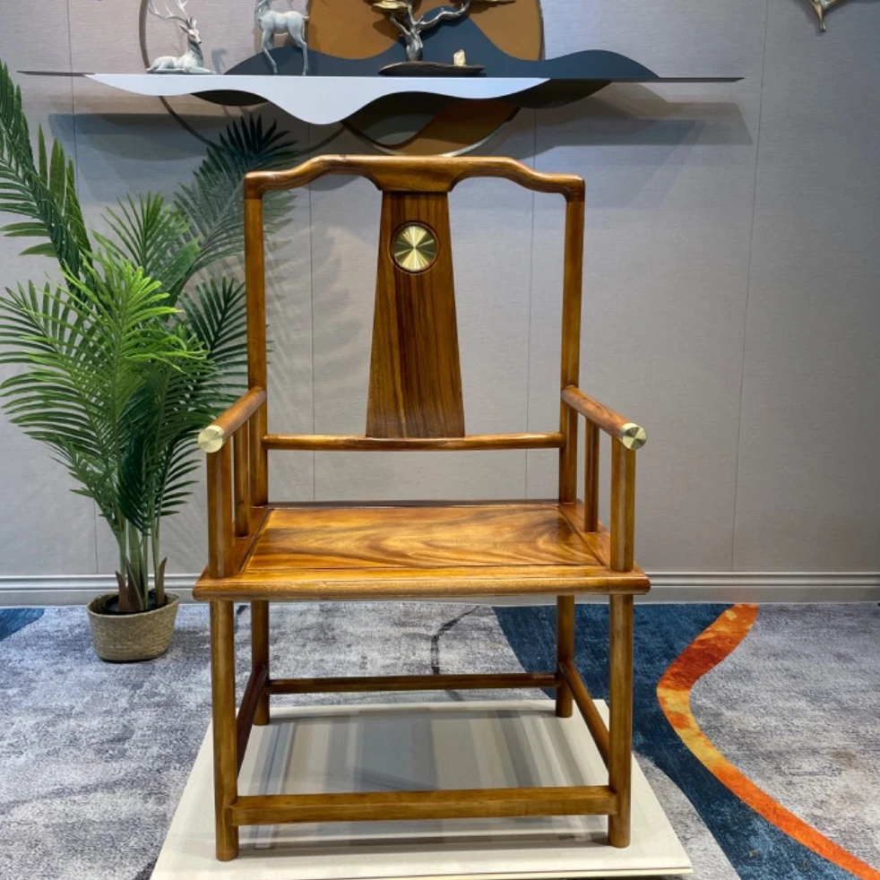 工厂直销包邮【欣怡主椅】进口南美胡桃木 新中式