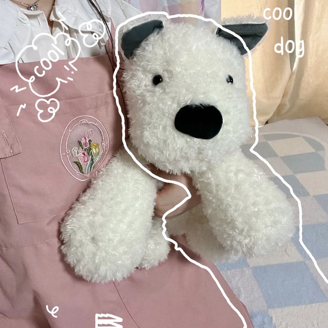 可爱西高地小狗毛绒玩具公仔软呼呼修狗少女心