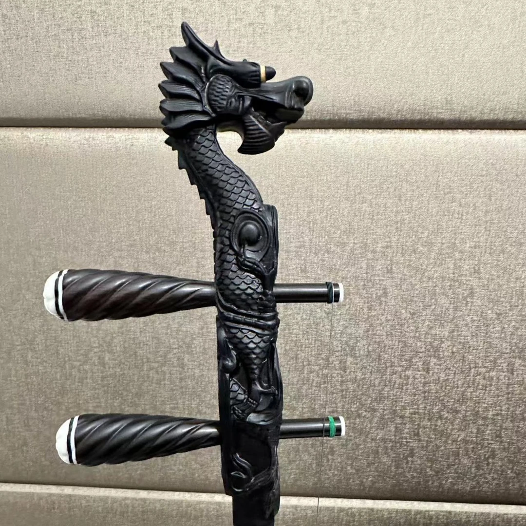 五星手工雕刻特选龙头二胡 家庭专业演奏表演初学者二胡