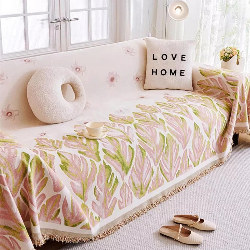 新款加厚沙发盖布雪尼尔四季通用客厅沙发巾一片式全盖巾沙发套罩