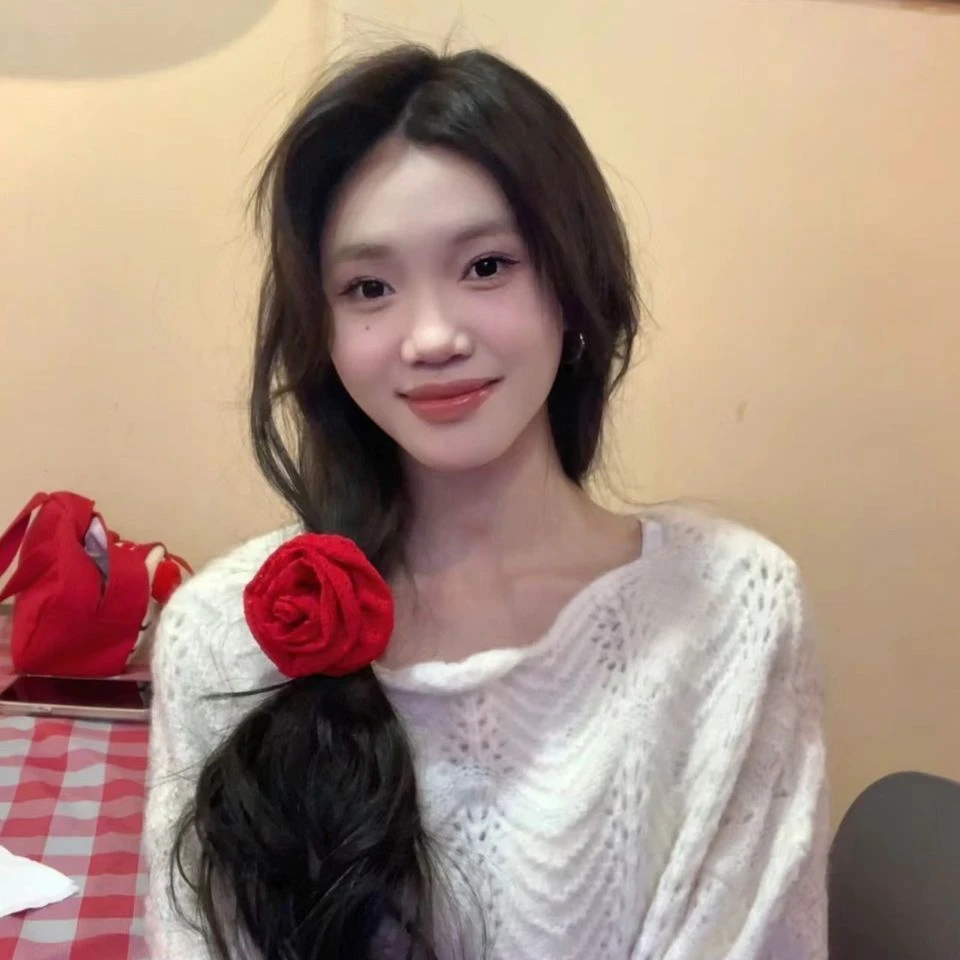 复古玫瑰花大肠圈法式复古头绳女ins网红发圈冷淡风皮筋头花头饰