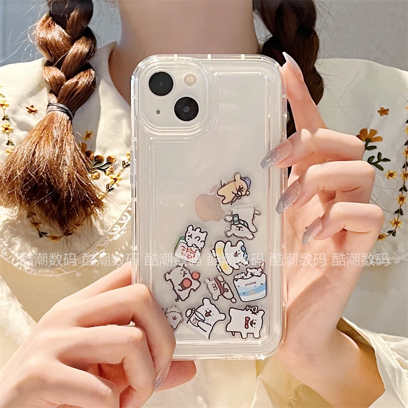 摇摇乐可爱小狗适用苹果/华为/OPPO/VIVO荣耀小米全包防摔手机壳