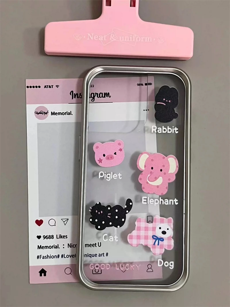 卡通动物插画适用iPhone14/15promax苹果13/12/11手机壳xR防摔7/8