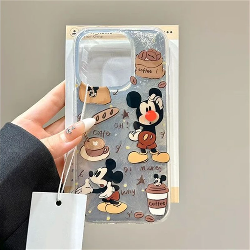 卡通可爱米奇适用苹果/华为/OPPO/荣耀/VIVO小米全包防摔手机壳
