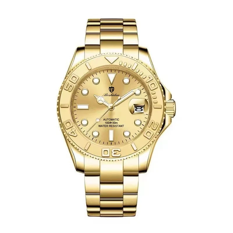 2024商务霸气全金游艇夜光防水男士手表专属-1