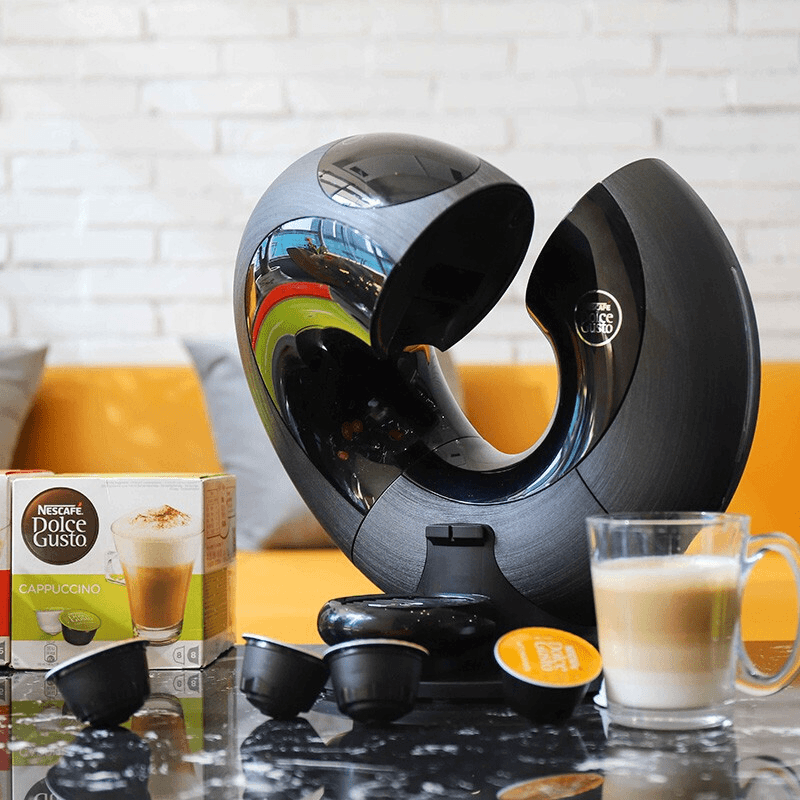 DOLCE GUSTO 多趣酷思胶囊咖啡机 奶泡一体胶囊机 Eclipse 黑/红