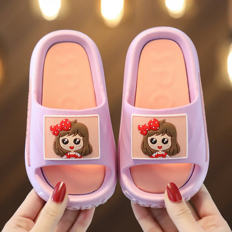 夏季儿童拖鞋女2023新款小公主防滑卡通可爱软底2-8岁宝宝凉拖鞋