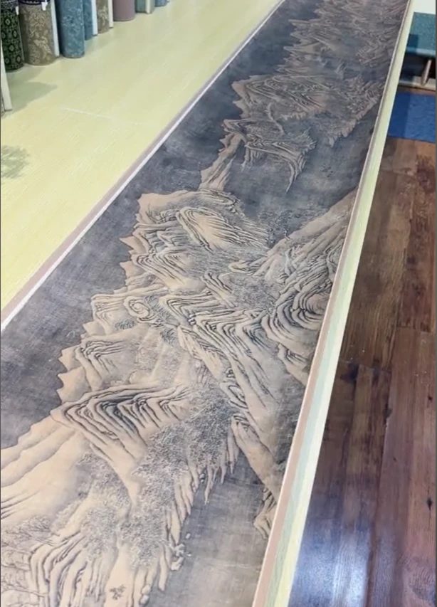 北宋 燕文贵 冬雪山水图卷 山水404X34.7cm -CJ 弗利尔