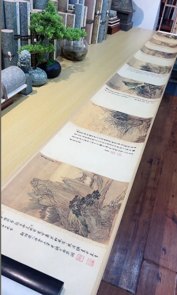 清王翚画山水册10开(合集卷)山水32x484.38cm-CJ台北故官