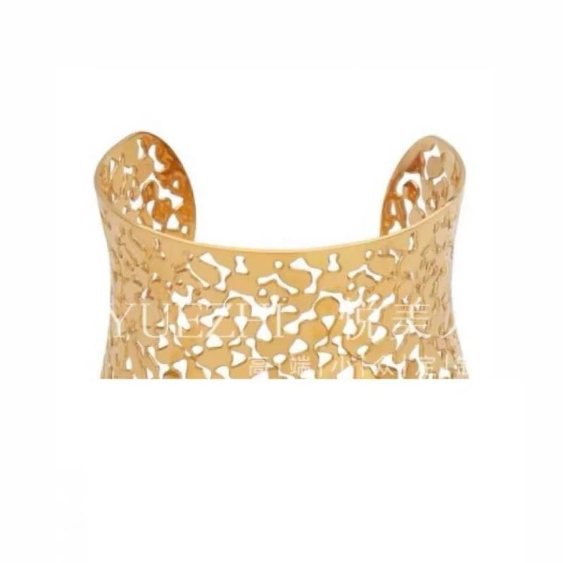 铜合金手镯 程悦夫妇 复古镂空手镯88140气质轻奢时尚百搭小众ins