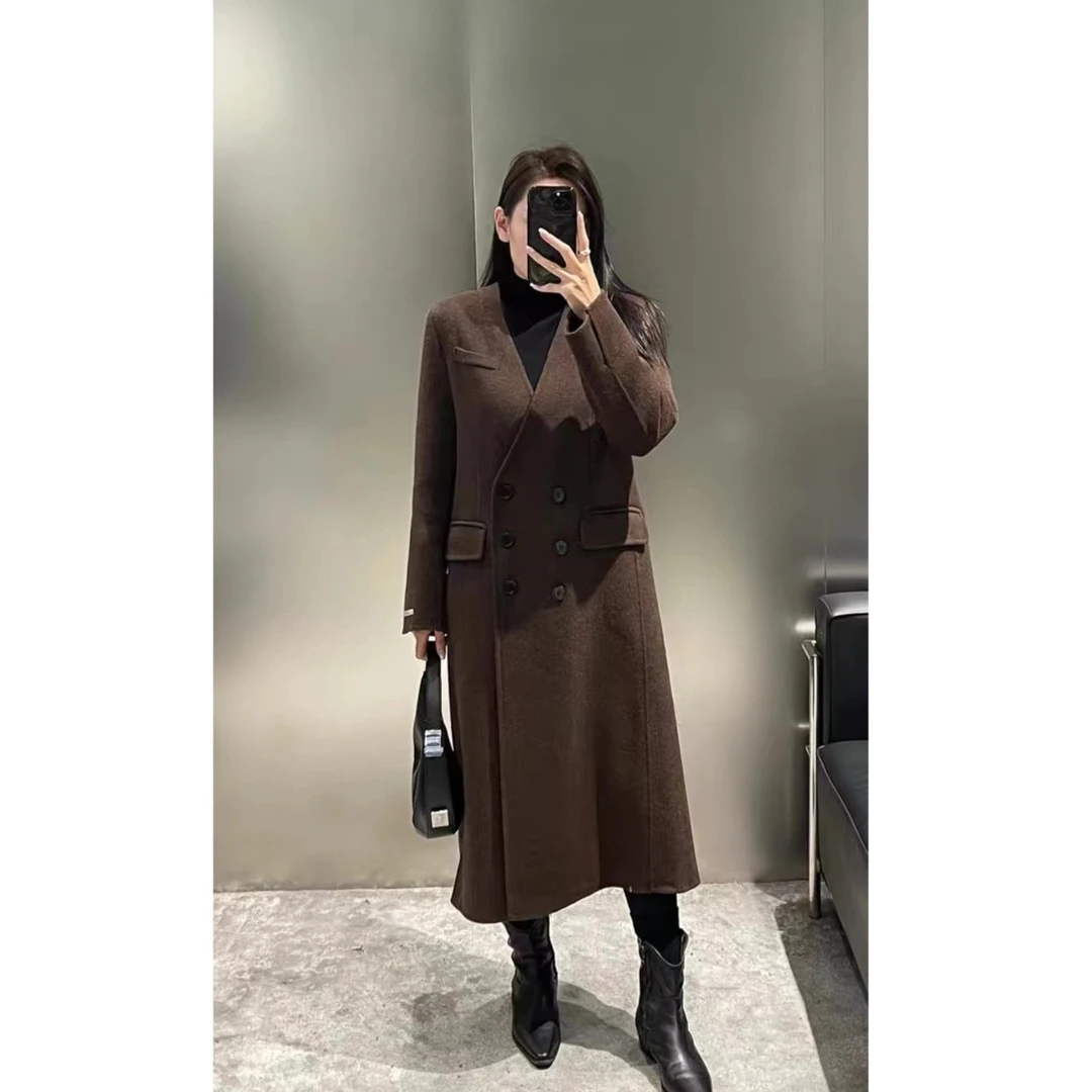 【ARONG阿荣家】大衣20005-美拉德咖浅灰-M