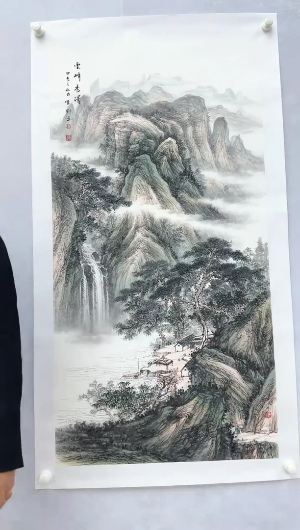 【闪购商品】绘画炳山艺术国画作品