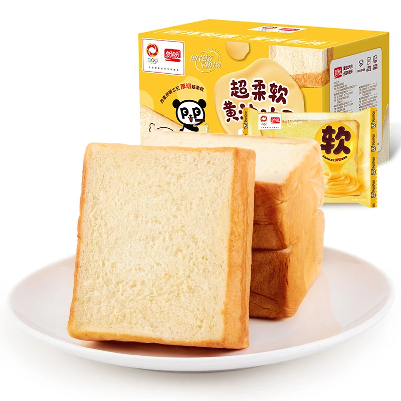 【直播专享】盼盼超柔软黄油吐司480g奶香味整箱办公室充饥小零食