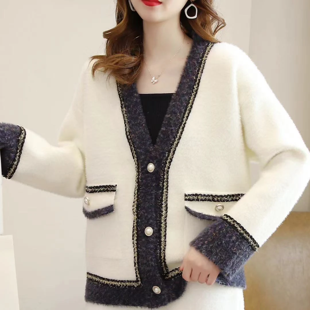 【王哥精选】2024年新款显瘦网红气质时尚洋气女装小香风D-99