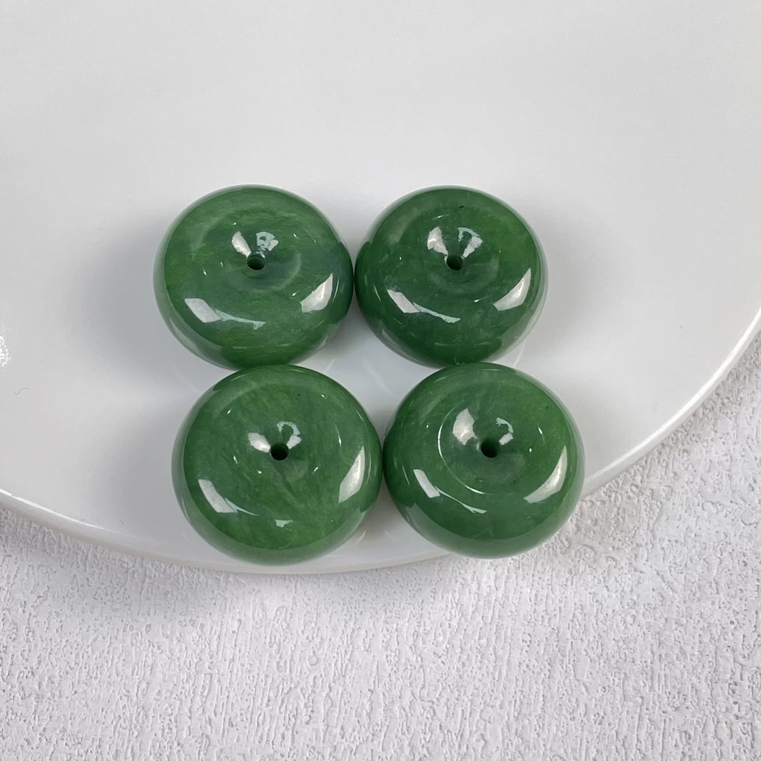 菲菲珠宝好*和田平安扣吊坠约25mm/多样性发一