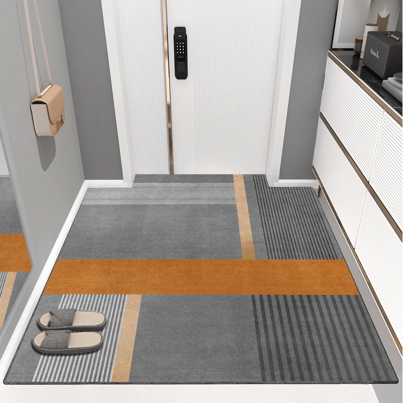 新款地垫入户门垫现代简约入户门地垫可自由裁剪擦洗进门玄关脚垫