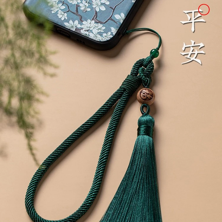 手机挂绳手提复古手工手机链条挂件短款手腕款中国风手机挂饰防丢