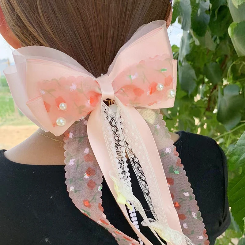 热卖DIY双层印花波浪纱妤纩织带头饰鞋花帽花衣服花束蝴蝶结材料