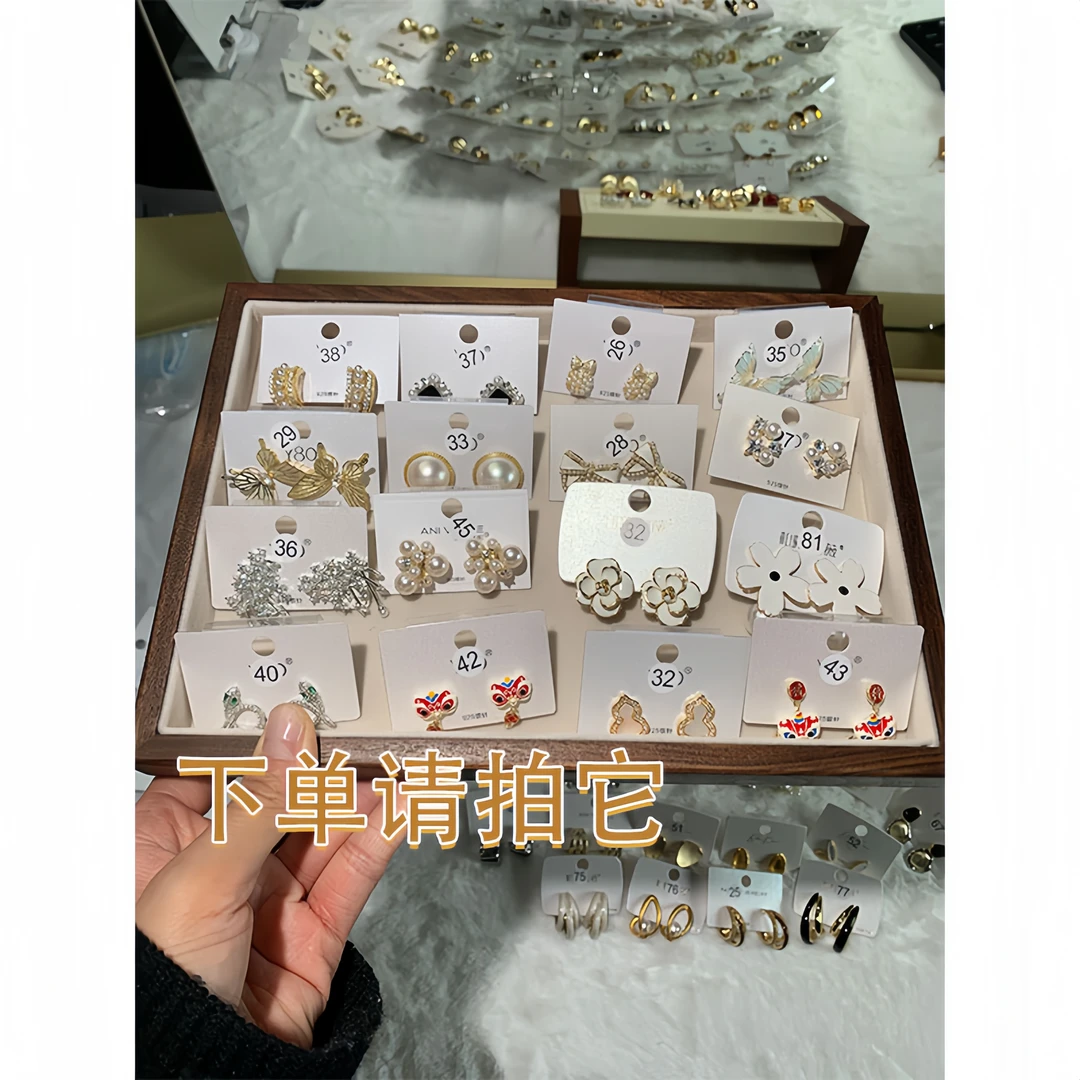 铜合金耳饰 铜镀金精美耳饰合集百搭精致小众气质轻奢时尚简约