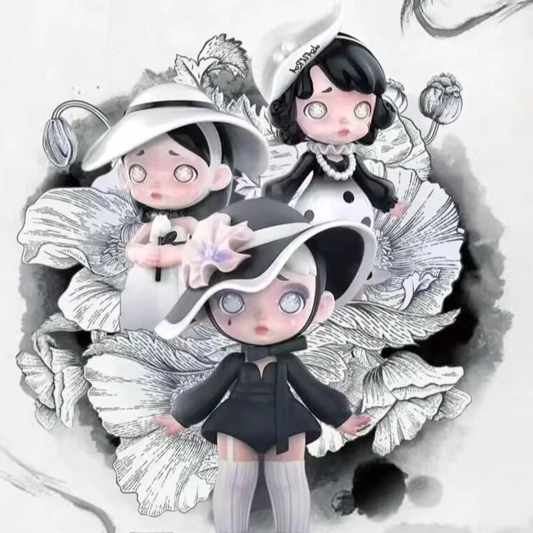 Laura劳拉失色丹青系列盲正版盒手办girl摆件夏天浪漫有趣产品