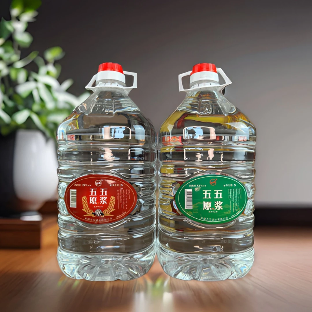 五五原浆酒纯粮酿造优级浓香型60度白酒净含量5升