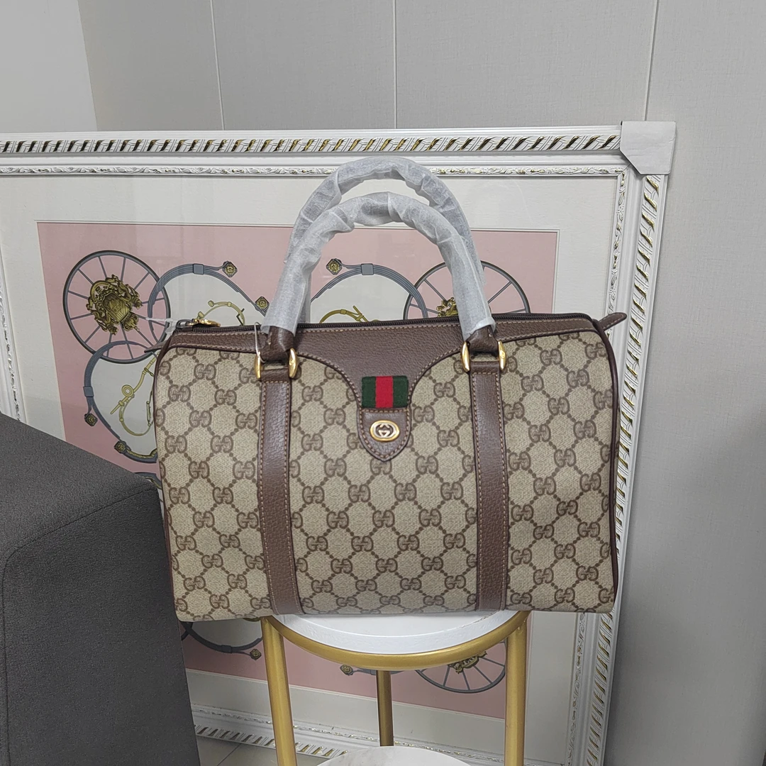 95新 GUCCI/古驰 兔兔奢/古驰波士顿手提包/240823120