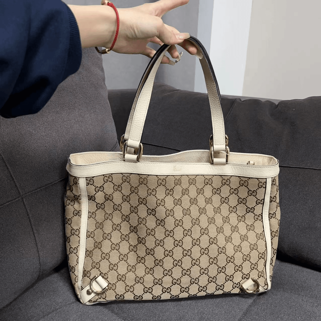 95新 GUCCI/古驰 兔兔奢轩轩/古驰托特单肩包/240313083