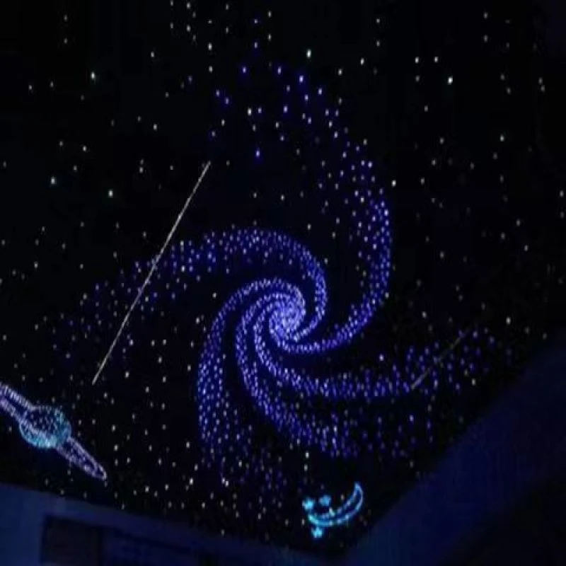 影音室星空顶天花板清酒吧客厅卧室美发店星空顶光纤灯满天星吊顶