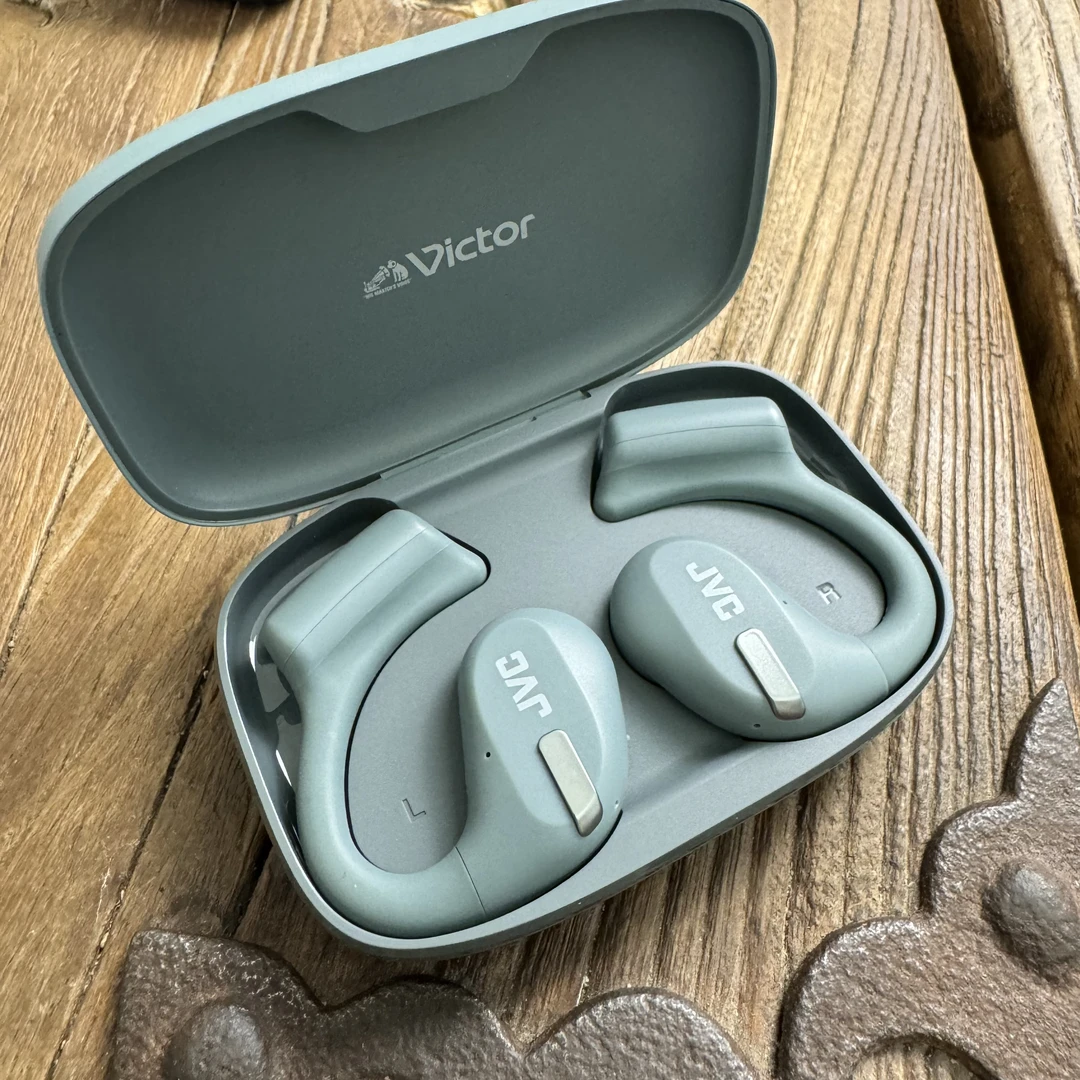 95新 JVC/杰伟世 Ha-np50t 蓝牙5.3 双主机 开放式蓝牙耳机