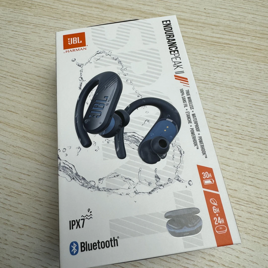 95新 JBL Endurance peak 二代 耳挂真无线蓝牙耳机