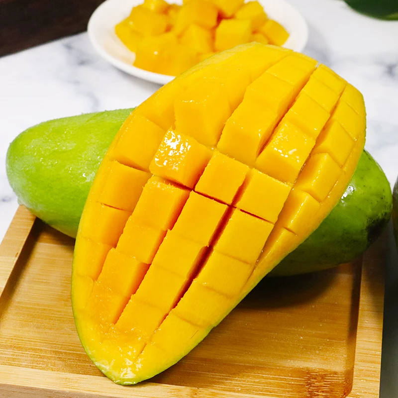 【放软吃很甜 坏果包赔】越南高山大青芒果甜心芒5斤金煌芒