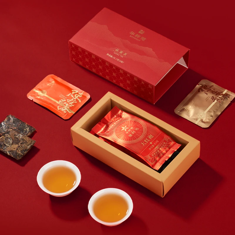 【华祥苑】小种红茶清香铁观音陈皮白茶陈皮普洱组合品鉴装31.7g