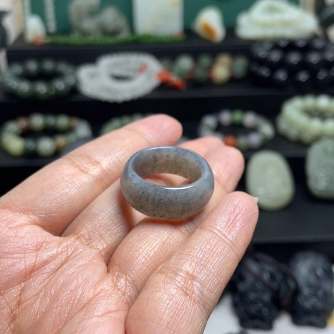 【闪购商品】和田玉戒圈未镶嵌丢**儿