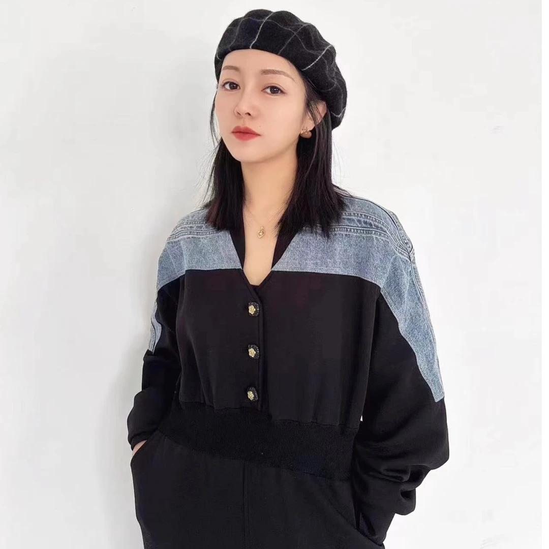 针织纯山羊绒贝雷帽时尚百搭气质韩版ins画家格纹针织帽