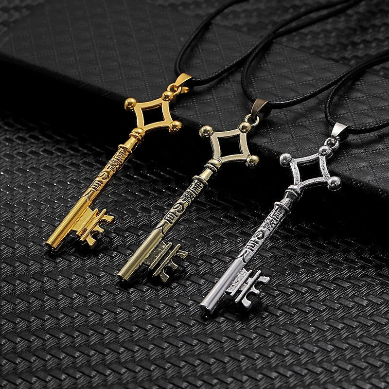 铜合金亚克力吊坠 日漫进击巨人周边自由之翼项链潮男个性艾伦兵