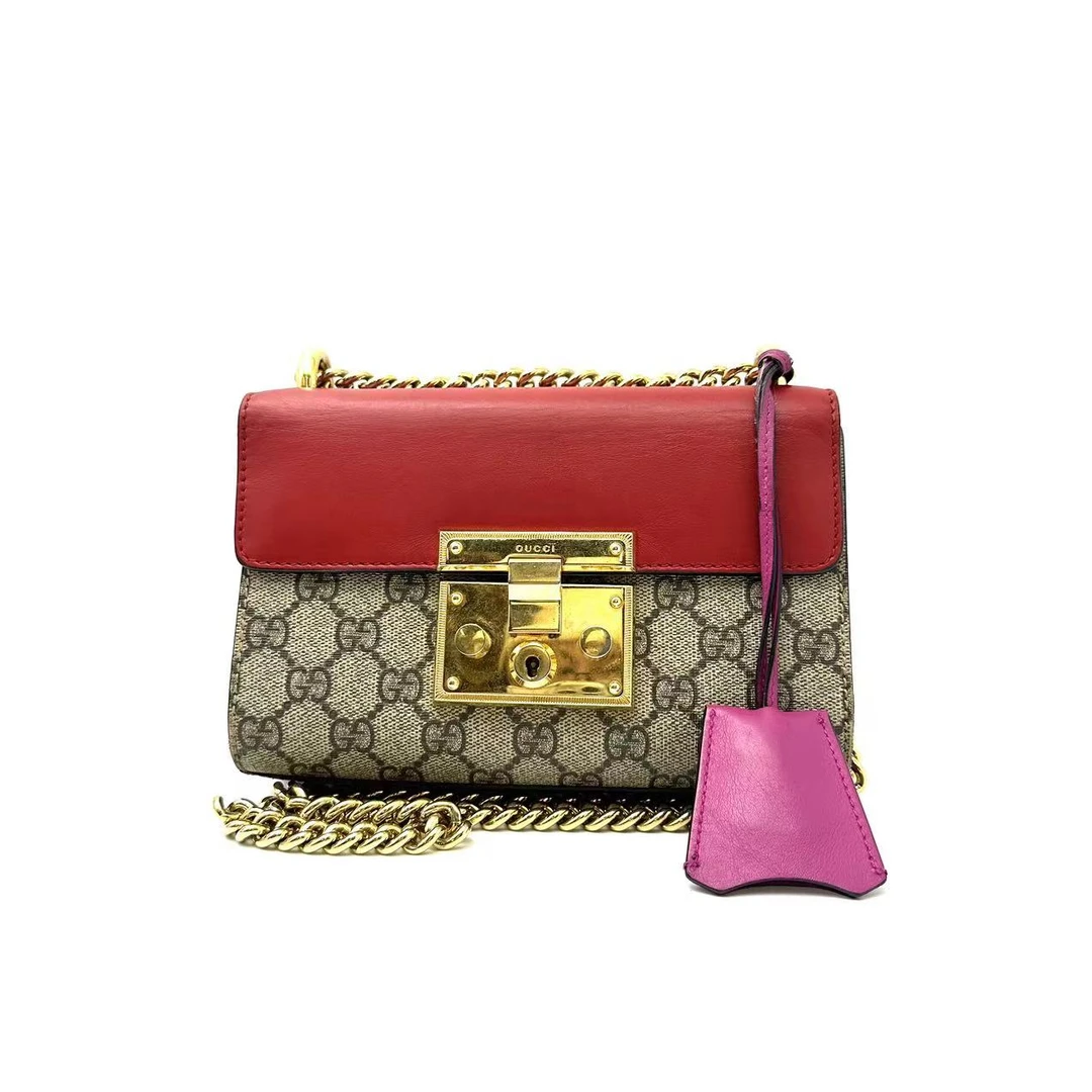 95新 GUCCI/古驰 大全中古/古驰 月光宝盒padlock斜挎/YP 3514