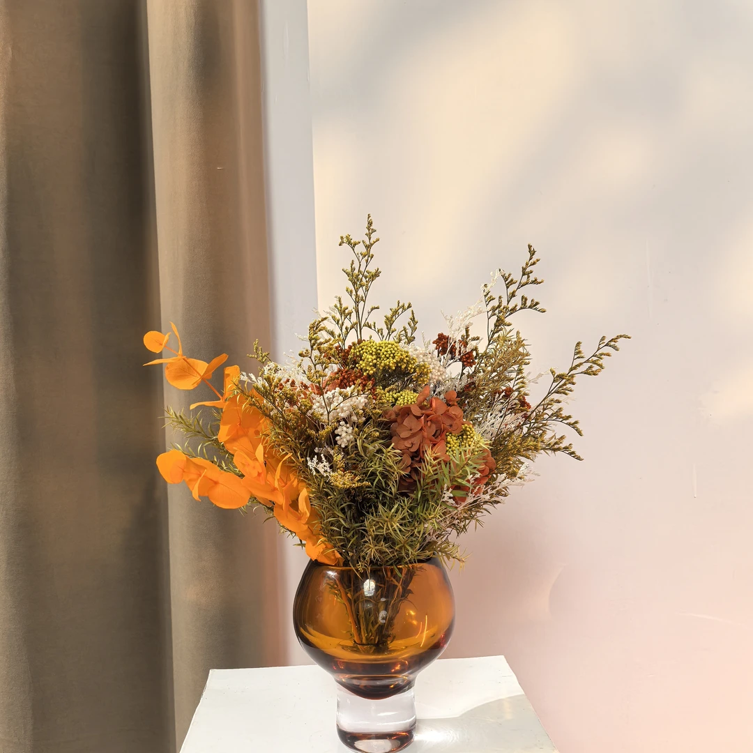 【皇冠】家居插花摆件永生花花束套装