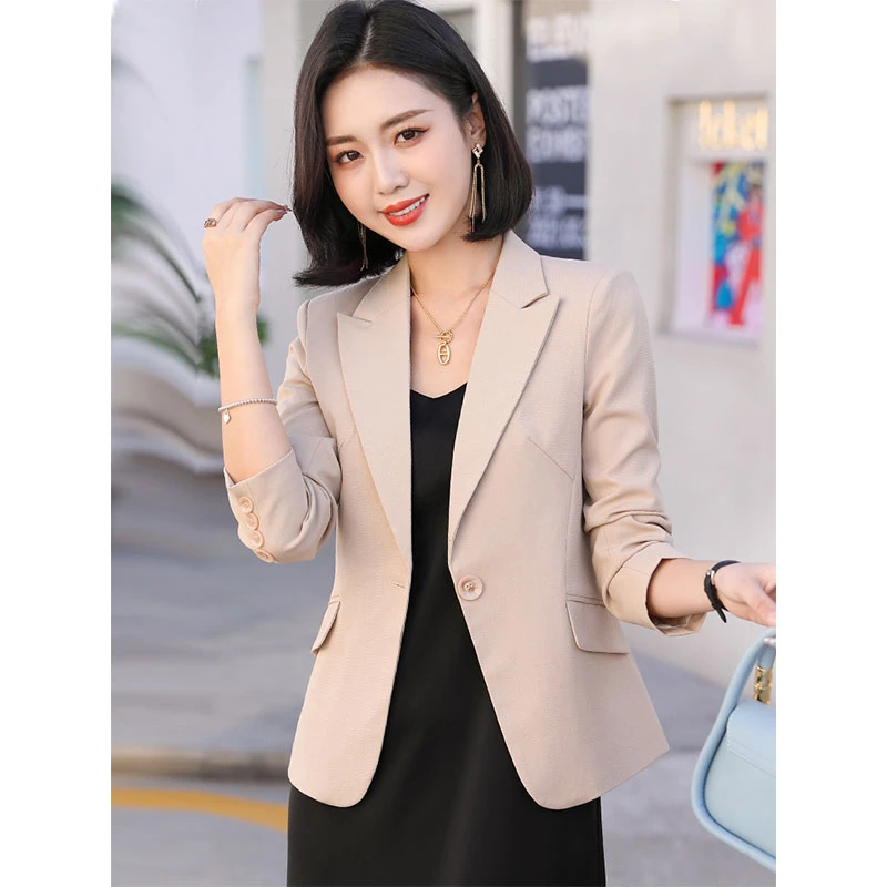 短款小西装外套女修身短款小个子上衣春秋2025新款今年流行西服