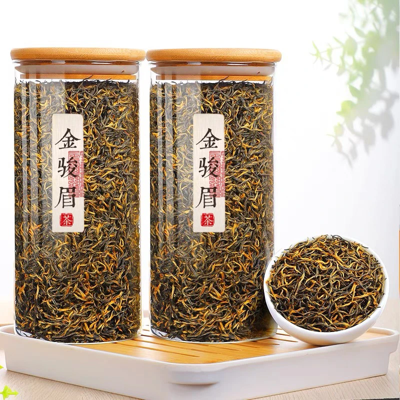 2023新茶金骏眉茶叶红茶特级正宗浓香型武夷山红茶散装【玻璃罐装】