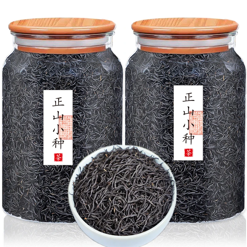 特级正山小种红茶2023新茶叶正宗武夷山桐木关高山浓香型散装罐装