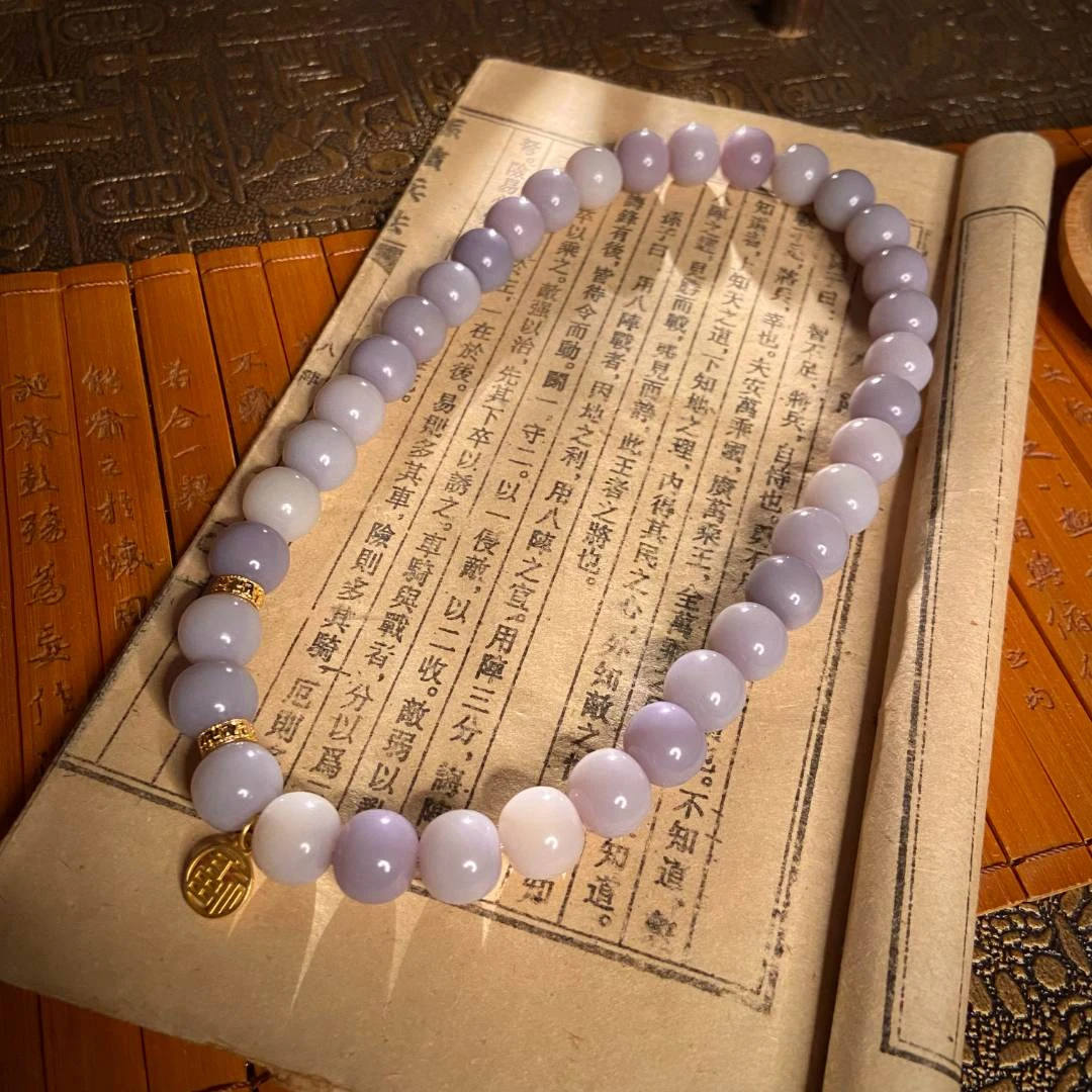 【精品双圈】原生态紫罗兰双圈菩提根11*12mm  FL-22