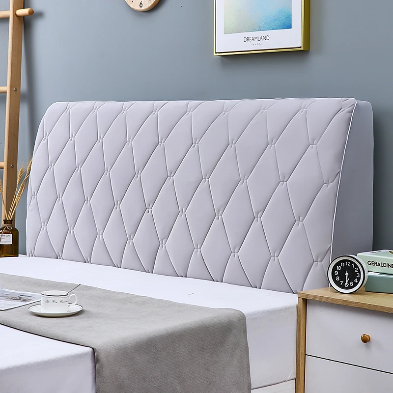 骋益绒加厚床头罩套弧形软包皮床欧式防尘保护罩2024新款床头套罩