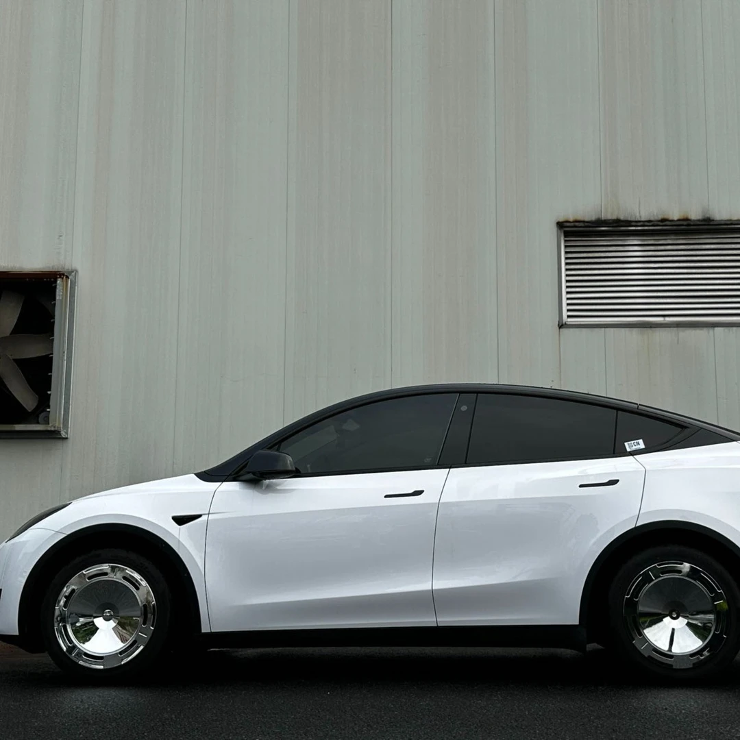 【一套四个】NiKA适用特斯拉ModelY个性轮毂盖19寸全包边防刮 电镀
