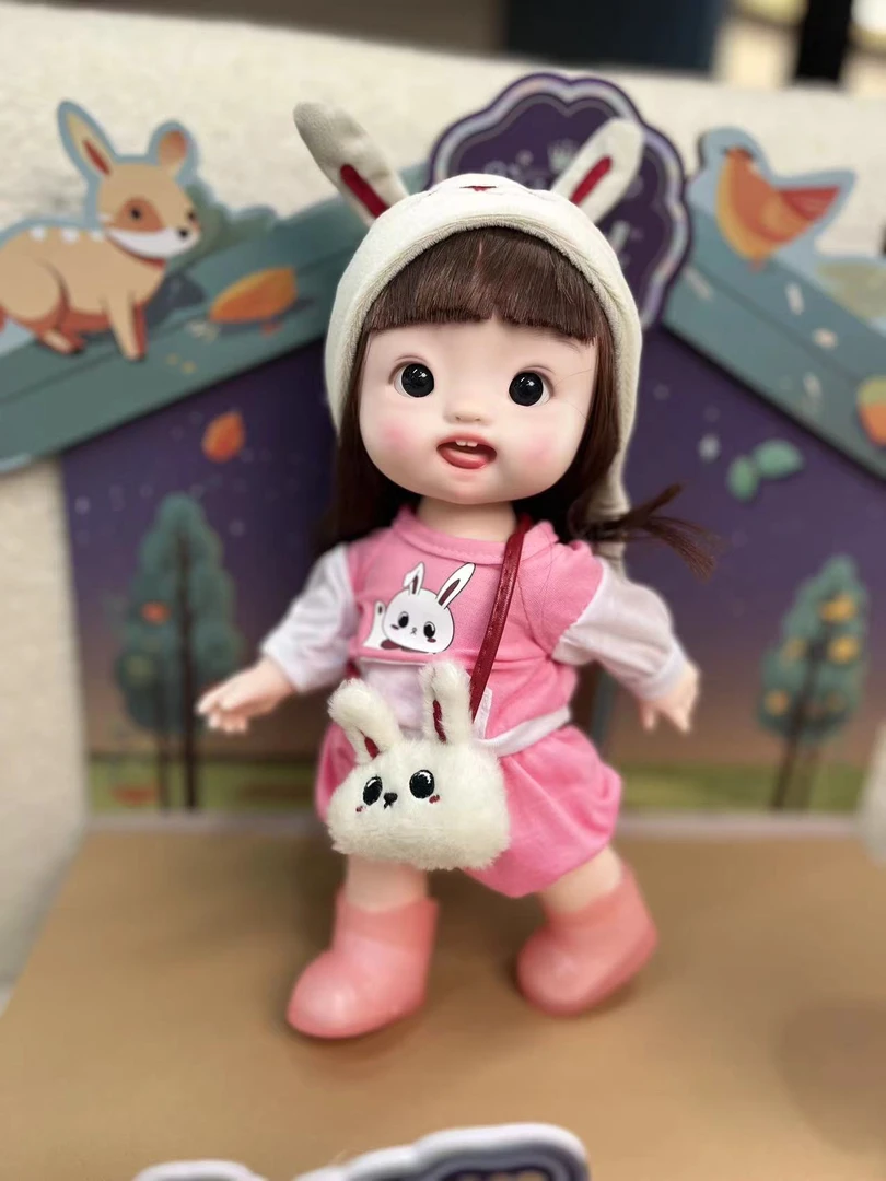 小兔子套装女孩玩偶(微瑕no退换)