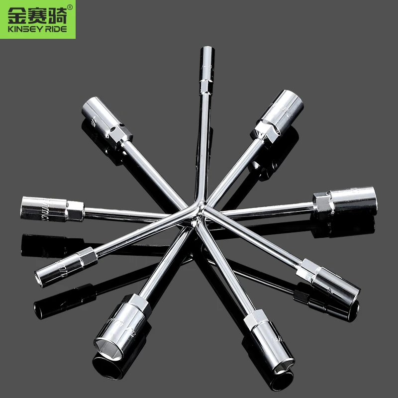 三叉扳手人字套筒扳手Y形套筒扳手轮胎扳手摩托汽修扳手修车工具