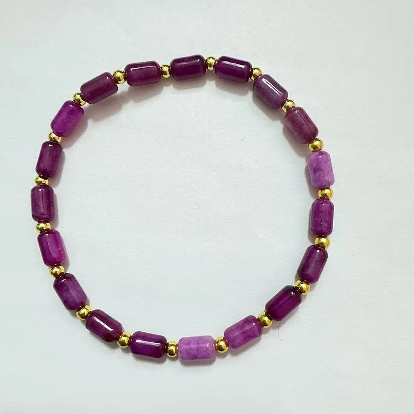 非金属珐琅手链 玉化小桶珠-手链-经典简约时尚