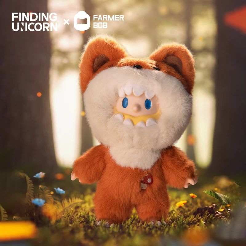 寻找独角兽【新品】FARMER BOB怪奇守护者系列搪胶毛绒挂件盲盒