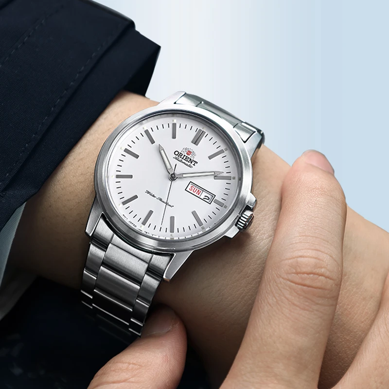 热销爆款 夜光 星期 日历 背透F6机芯 全自动机械男表