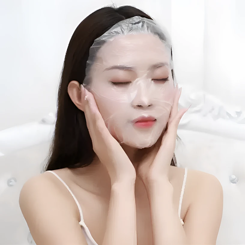 保鲜膜面贴一次性面膜贴塑料面贴纸超薄保鲜膜面贴