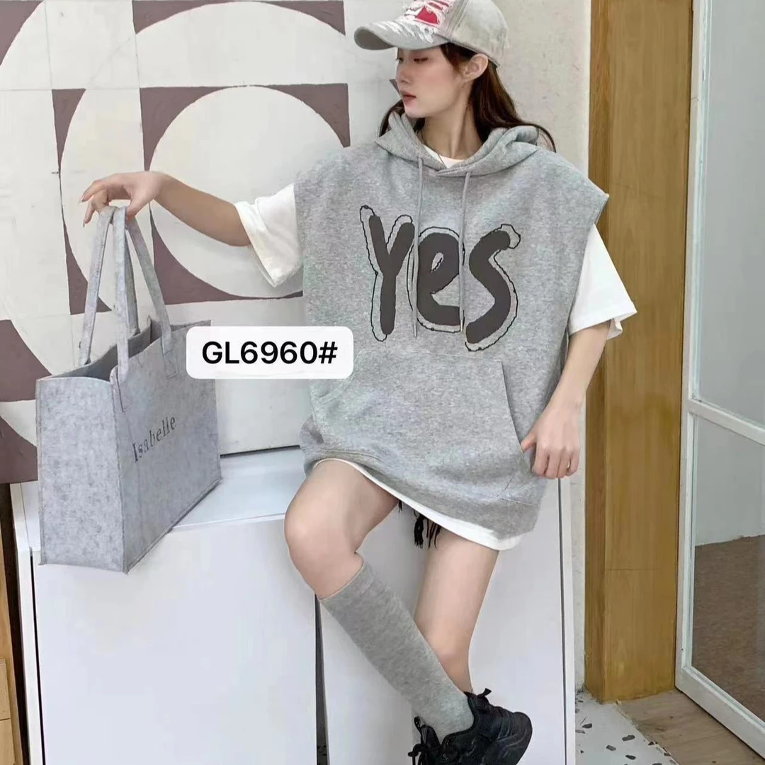 卫衣时尚休闲四季连帽宽松韩版卫衣马甲